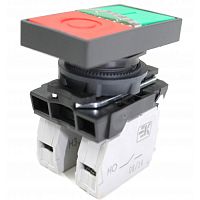 Выключатель Briswik КМЕ 8222м зел-красн IP65Н УХЛ2 10А 2но+2нз | код aB-FB-3Ai-0643 | Briswik