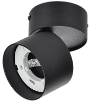 Светильник 4040 настенно-потолочн. GX53 черный IEK | код LT-USB0-4040-GX53-1-K02 | IEK