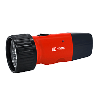 Фонарь ручной аккумуляторный MLA 01-R 5LED 120Lm 6ч 2 режима, з/у 230В КРАСНЫЙ IN HOME | код 4690612031750 | IN HOME