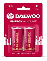 Элемент питания алкалиновый C/LR14 1.5В Energy Alkaline 2021 BL-2 (уп.2шт) | код 5029996 | DAEWOO