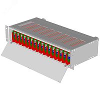 Каркас для размещения приемников для АПВС-11К до 16 штук | код 2U19-16 | Тахион