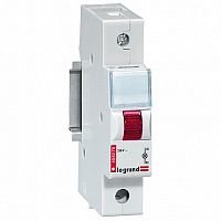 Моноблочный индикатор - 1 лампа - красная - 1 модуль | код. 604078 | Legrand 