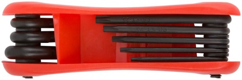 Ключи ''звездочки'' 8 шт CrV Т9-Т40 складные | код 64015 | FIT фото 2