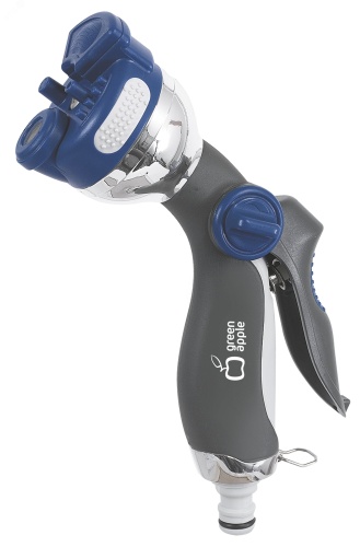 Пистолет-распылитель, металл, 4 улучшенных режима (12/48/576) GWHM12-035 | код Б0003091 | GREEN APPLE