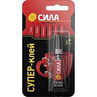Супер-клей СВЕРХПРОЧНЫЙ 3 гр. BL-1 SBL1-3 СИЛА | код C0039198 | ЭРА