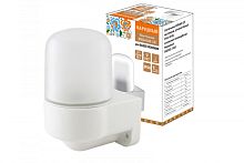 Светильник НПБ400-2П настенный, угловой белый, IP54, 60 Вт, основание-поликарбонат, Народный | код SQ0303-1503| TDM НАРОДНЫЙ