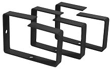 Кольцо организационное MCR-90-BK для укладки кабеля 90х65мм метал. (RAL 9004) черн. Cabeus 8652c