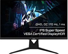 Монитор Gigabyte 31.5 Aorus FI32Q черный IPS LED 1ms 16:9 HDMI HAS Piv 350cd 178гр/178гр 2560x1440 170Hz FreeSync DP 2K USB 10.8кг | код 1474965 | GIGABYTE