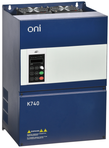 Преобразователь частоты K740 380В 3Ф 45-55кВт 90-110А Энк. ONI | код K740-33-45G55PM | ONI Преобразователь частоты K740 380В 3Ф 45-55кВт 90-110А Энк. ONI | код K740-33-45G55PM | ONI