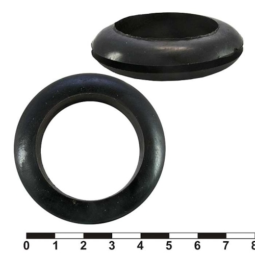 Втулка проходная RUICHI 35х49х39х12х3, резина EPDM | код 81233 | Ruichi