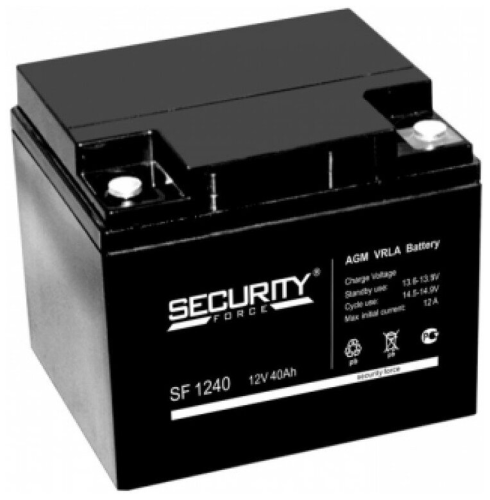 Аккумулятор SF 12В 40Ач | код SF 1240 | Security Force