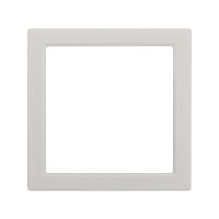Декоративная вставка для рамок из натуральных материалов Avanti белая, 1 пост (2 мод.) | код 4400822D | DKC