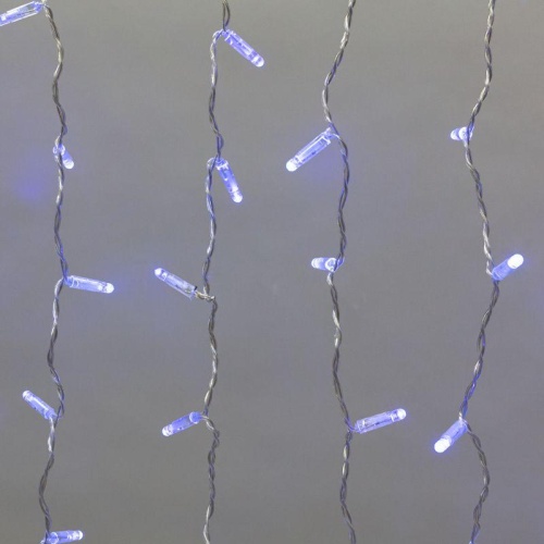 Гирлянда светодиодный Дождь 2x0,8 м, прозрачный провод, 230 В, диоды синие | код 235-103 | Neon-Night фото 3 Гирлянда светодиодный Дождь 2x0,8 м, прозрачный провод, 230 В, диоды синие | код 235-103 | Neon-Night фото 3