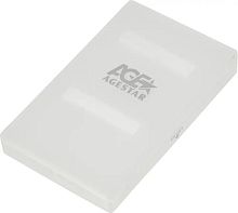 Внешний корпус для HDD/SSD AgeStar SUBCP1 SATA USB2.0 пластик белый 2.5 | код 391076 | AgeStar