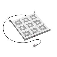 Вентиляторный модуль 19, 9 вентиляторов с термостатом, RAL7035 | код R519VSIT9FT | DKC