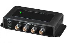 Усилитель-разветвитель AHD/HDCVI/HDTVI (до 5/8 Мп) 1вход-4выхода, 1хBNC до 600 м | код CD104HD | SC&T