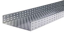 Лоток листовой кабельный LKS 840 FT RU, 85х400х3000 мм, S=0,9 мм, перфорированный, сталь, горячее оцинкование | код 6837594 | OBO Bettermann
