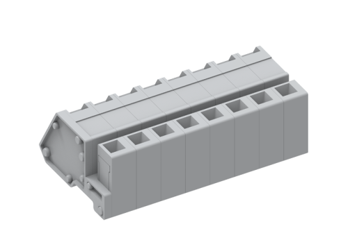 450157 Клемма пружин. MCS шаг 5.0мм, 7 конт., сер., шт | код 450157 | SUPU