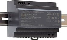 Источник питания AC-DC, 150Вт, вход 85...264 В AC 47...63Гц/120...370В DC, выход 24В/6.25А, рег. выхода 21.6…29В, изоляция 3000В AC, в кожухе на DIN-рейку, 105х90х54.5мм, -30...+70С | код HDR-150-24 | MeanWell