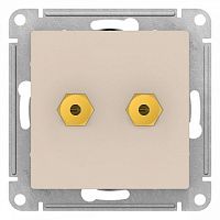 Аудио-розетка ATLASDESIGN, бежевый | код. ATN000287 | Schneider Electric