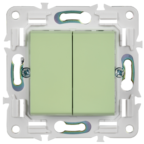 SKANDY Выключ. 2-кл. перекр. 10А SK-V06M мятн. IEK | код SK-V23-0-10-K06 | IEK фото 3