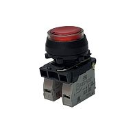 Выключатель Briswik КЕ 171/3м -Л 220В красный 0но+2нз цилиндр с подсветкой IP66 УХЛ2 10А | код aZ-EB-6Ai-7223 | Briswik