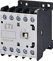 Контактор миниатюрный CEC 07.PR 24V DC (7A, 3kW, AC3) 4р (2н.о.+2н.з.) | код 004641214 | ETI