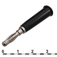 Штекер RUICHI 10-0068 a чёрный, под пайку | код 70003 | Ruichi