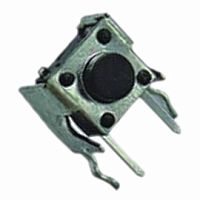 Тактовая кнопка угловая RUICHI KAN0631-0501B, 10.7х7.4х6 мм, OFF-(ON), 50 мА, 12 В, 100 мОм | код 58556 | Ruichi