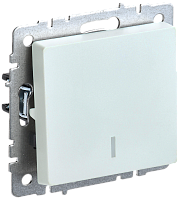 BRITE Выключ. 1-кл. прох. с инд. 10А ВС10-1-7-БрЖ жемч. IEK | код BR-V12-1-10-K36 | IEK