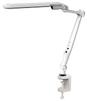 Светильник настольный KD-830 C01 LED 10Вт 230В на струбцине 600лм сенс. рег. яркости цветов. темп. бел. Camelion 14014
