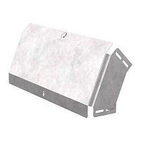 Угол вертикальный внешний 45 градусов с крышкой Стандарт 500х100 Промрукав | код PR16.0579 | ПРОМРУКАВ