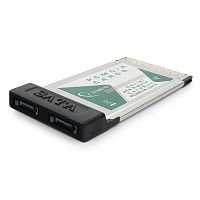 Контроллер Gembird CardBus PCMCIA на 2 SATA порта | код PCMCIA-SATA2 | Gembird