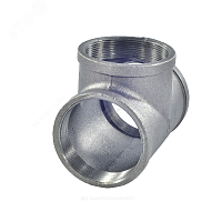 Тройник чугунный Ду40 (1 1/2') ВВ | код 127-3518 | Fittex PLUS