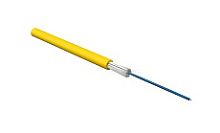 Hyperline FO-S3-IN-9S-1-LSZH-YL Кабель волоконно-оптический 9/125 (SMF-28 Ultra) одномодовый, 1 волокно, simplex, плотное буферное покрытие (tight buffer), 3.0 мм, арамидные волокна, для внутренней прокладки, LSZH, нг(А)-HF, –10°C – +50°C, желтый Код това