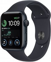 Смарт-часы Apple Watch SE 2022 A2723 44мм OLED корп.темная ночь рем.темная ночь разм.брасл.:O/S (MNK03ZP/A) | код 1910445 | APPLE