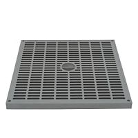 Крышка распределительной коробки 400x400мм, решетчатая, пластик, серый цвет | код CP404045 | CETINKAYA PANO