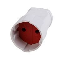 Розетка переносная б/з белая 10 А PROCONNECT | код 11-8539 | PROCONNECT