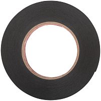 Лента монтажная клейкая на вспененной основе 25ммх10м черн. КУРС 11790