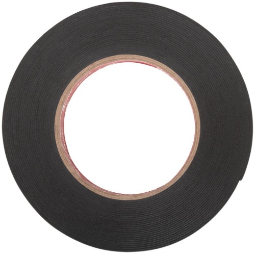 Лента монтажная клейкая на вспененной основе 25ммх10м черн. КУРС 11790