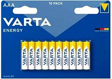 Батарея Varta Energy LR03 BL10 Alkaline AAA (10шт) блистер | код 1900497 | VARTA