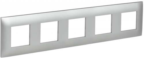 SKANDY Рамка 5-мест. SK-F05S сереб. IEK | код SK-M52-K23 | IEK SKANDY Рамка 5-мест. SK-F05S сереб. IEK | код SK-M52-K23 | IEK