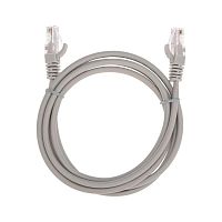 Патч-корд U/UTP CAT 5e RJ45-RJ45 26AWG LSZH сер. 1.5м | код 02-0100-105 | Rexant