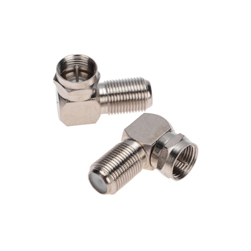 Переходник антенный, (штекер F - гнездо F), угловой, (5шт.) (пакет) PROconnect | код 05-4203-4-9 | PROCONNECT