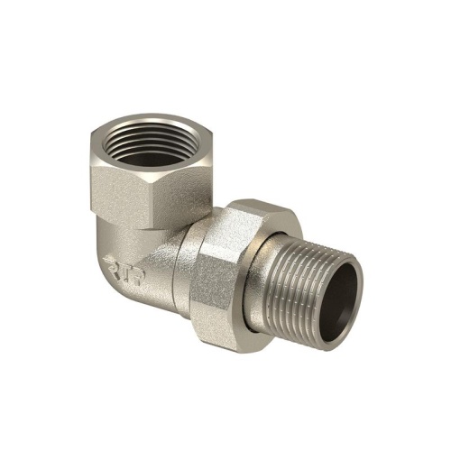 Американка угловая латунь 1 1/2дюйм еврослот никель | код 40996 | RTP Американка угловая латунь 1 1/2дюйм еврослот никель | код 40996 | RTP