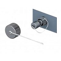 Защитная крышка контактной группы неиспользуемого вилочного разъема gesis RST MINI, 2/3 полюса, с защитой от утери (поводок), цвет: черный, | код Z6.561.7253.1 | Wieland