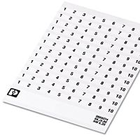 Маркировка для клеммных модулей SK 6,2/3,8:FORTL.ZAHLEN 21-30 | код 0804374:0021 | PHOENIX CONTACT