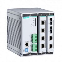Шасси коммутатора EDS-608 Compact managed Ethernet switch, 2 slots for 4-port fast Ethernet, total up to 8 ports | код 00-06030240 | MOXA