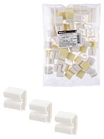 Клипса для кабеля самоклеящаяся тип B 17х20 мм (100шт) TDM | код SQ0516-0401 | TDM