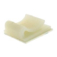 Держатель кабеля нейлоновый RUICHI для крепления плоских кабелей и шлейфов AFC-25-N, 25х25 мм | код 105620 | Ruichi